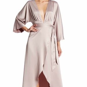 L'atiste Hi-Low Polyester Sleeve Dress